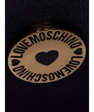 LOVE MOSCHINO EMBOSSED QUILTED Rucsac matlasat negru - Genți femei - 4