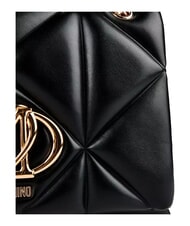 LOVE MOSCHINO EMBOSSED QUILTED Geantă de umăr, matlasată negru - Genți femei - 4