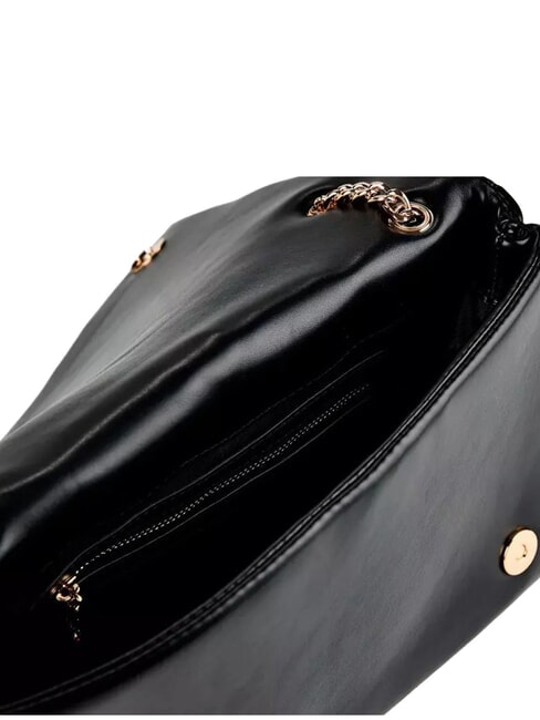 EMBOSSED QUILTED Geantă de umăr, matlasată negru - Genți femei