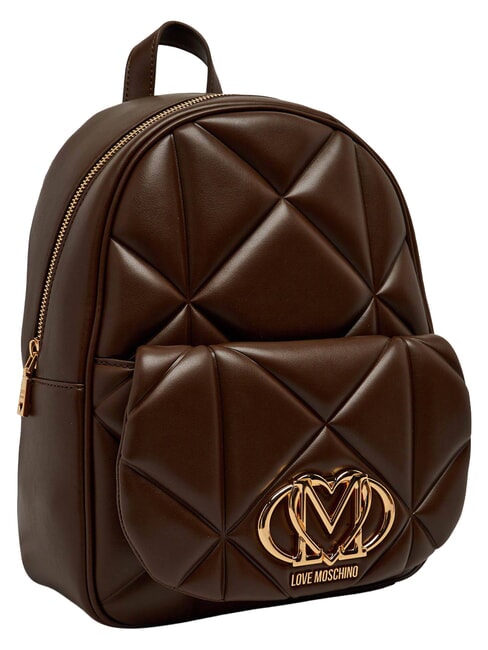 EMBOSSED QUILTED Rucsac matlasat maro - Genți femei