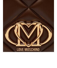 LOVE MOSCHINO EMBOSSED QUILTED Rucsac matlasat maro - Genți femei - 7