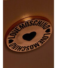 LOVE MOSCHINO EMBOSSED QUILTED Rucsac matlasat maro - Genți femei - 8