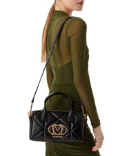 LOVE MOSCHINO EMBOSSED QUILTED Geantă de m&acirc;nă, cu curea de umăr negru - Genți femei - 2