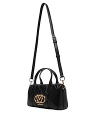 LOVE MOSCHINO EMBOSSED QUILTED Geantă de m&acirc;nă, cu curea de umăr negru - Genți femei - 4