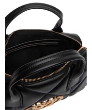 LOVE MOSCHINO EMBOSSED QUILTED Geantă de m&acirc;nă, cu curea de umăr negru - Genți femei - 6