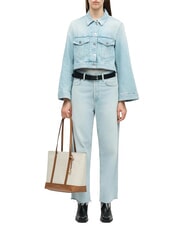 MICHAEL KORS ANDIE Sacoșă de cumpărături vanilie/acrn - Genți femei - 4