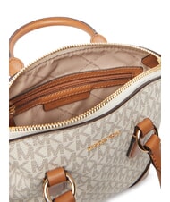MICHAEL KORS MURPHY Geantă mini cu curea de umăr vanilie/acrn - Genți femei - 4