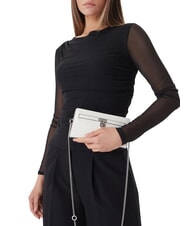 MICHAEL KORS HAMILTON MODERNE Geantă de umăr mini alb optic - Genți femei - 2