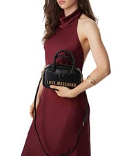 LOVE MOSCHINO TWIRL Geantă mini, cu curea de umăr negru - Genți femei - 2