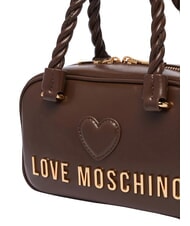 LOVE MOSCHINO TWIRL Geantă mini, cu curea de umăr maro/maro - Genți femei - 5