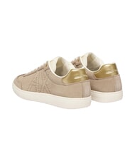 ARMANI EXCHANGE BEA Adidași din piele nisip+auriu pal - Pantofi femei - 3