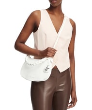 ARMANI EXCHANGE MAYA Geantă de umăr mini, cu curea de umăr aproape alb - Genți femei - 2