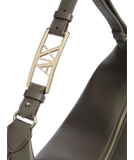 ARMANI EXCHANGE LIZ PEBBLE Geantă de umăr hobo mare savană - Genți femei - 3