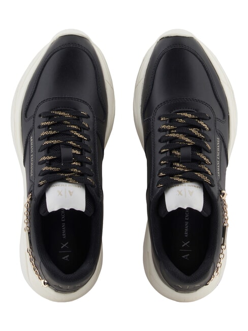 A|X Chain  Adidași din piele negru+negru - Pantofi femei
