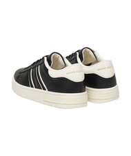 ARMANI EXCHANGE LONDON Adidași negru + alb-gălbui - Pantofi femei - 3