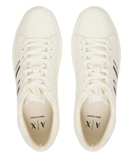 ARMANI EXCHANGE LONDON Adidași alb-gălbui + negru - Pantofi femei - 4