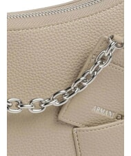 ARMANI EXCHANGE A|X Chain  Geantă mică de umăr nisip - Genți femei - 3