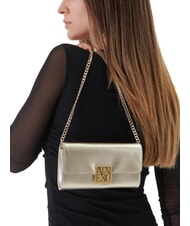 ARMANI EXCHANGE AMY Geantă de umăr mini auriu deschis - Genți femei - 2
