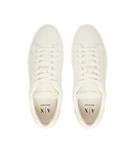 ARMANI EXCHANGE A|X Tenisi din piele alb-gălbui + trandafir sărat - Pantofi femei - 4