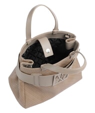 ARMANI EXCHANGE SUSY Geantă de m&acirc;nă, cu curea de umăr nisip - Genți femei - 4