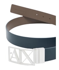 ARMANI EXCHANGE A|X Curea dublă bleumarin/maro &icirc;nchis - Curele - 2
