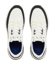 ARMANI EXCHANGE DUSSELDORF Adidași Man alb-gălbui + negru - Pantofi bărbați - 4