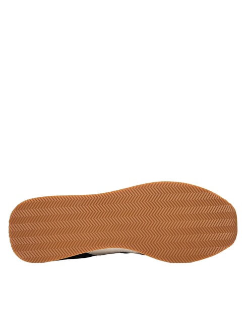 ROUND Adidași din piele bleumarin &icirc;nchis + alb-gălbui - Pantofi bărbați