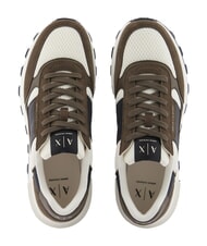 ARMANI EXCHANGE DUSSELDORF Adidași mosc + alb-gălbui - Pantofi bărbați - 4