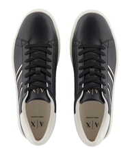 ARMANI EXCHANGE LONDON Adidași negru + alb-gălbui - Pantofi bărbați - 4