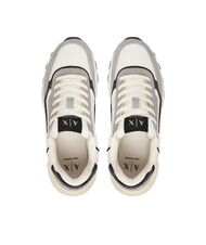 ARMANI EXCHANGE DUSSELDORF Adidași alb-gălbui + gri - Pantofi bărbați - 4