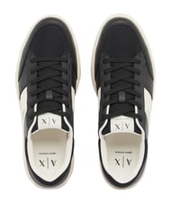 ARMANI EXCHANGE LION Adidași negru + alb-gălbui - Pantofi bărbați - 4