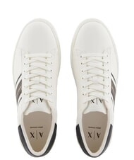 ARMANI EXCHANGE LONDON Adidași alb-gălbui + mosc - Pantofi bărbați - 4