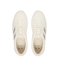 ARMANI EXCHANGE LONDON Adidași alb-gălbui + negru - Pantofi bărbați - 4