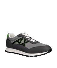 ARMANI EXCHANGE DROP MICROSUEDE Teniși cu logo contrastant bronz + gri neutru - Pantofi bărbați - 2