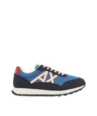 ARMANI EXCHANGE DROP MICROSUEDE Teniși cu logo contrastant bleumarin &icirc;nchis + albastru chinezesc - Pantofi bărbați - 2