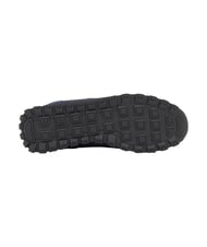 ARMANI EXCHANGE DROP MICROSUEDE Teniși cu logo contrastant bleumarin &icirc;nchis + albastru chinezesc - Pantofi bărbați - 4