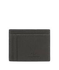 ARMANI EXCHANGE BARCELONA Suport plat pentru carduri de credit din piele himeră - Portofele bărbați - 2