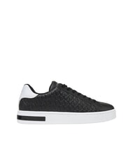 ARMANI EXCHANGE LONDON Adidași negru + alb optic - Pantofi bărbați - 2