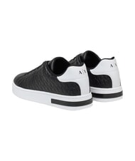 ARMANI EXCHANGE LONDON Adidași negru + alb optic - Pantofi bărbați - 3