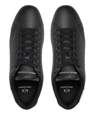 ARMANI EXCHANGE LONDON Adidași negru + alb optic - Pantofi bărbați - 4