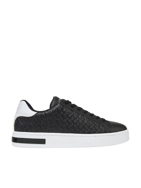 LONDON Adidași negru + alb optic - Pantofi bărbați