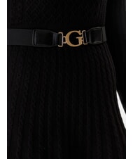 GUESS HANA  Rochie tricotată cu &icirc;mpletituri jetbla - Haine de femeie - 3