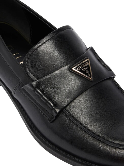 BELISO Mocasini din piele BLACK - Pantofi femei