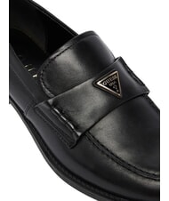GUESS BELISO Mocasini din piele BLACK - Pantofi femei - 6