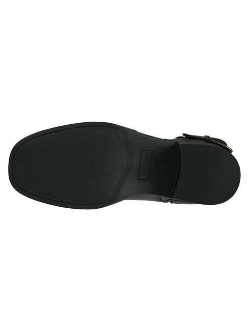 MATWELL2 Ghete p&acirc;nă la gleznă, toc de 6 cm negru taupe - Pantofi femei