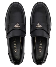 GUESS BELISO Mocasini din piele BLACK - Pantofi femei - 3