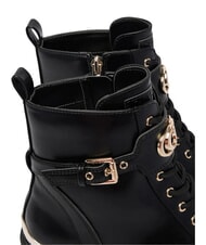 GUESS OLANNA Ghete p&acirc;nă la gleznă, toc de 4 cm BLACK - Pantofi femei - 4