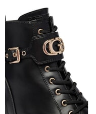 GUESS OLANNA Ghete p&acirc;nă la gleznă, toc de 4 cm BLACK - Pantofi femei - 5