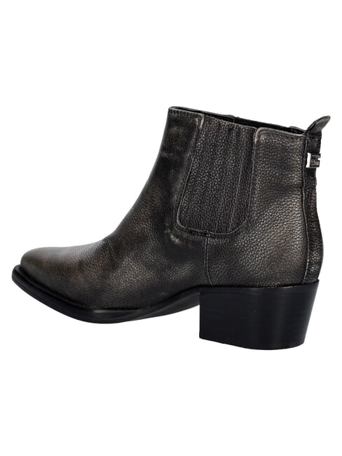 WYNIE Ghete din piele, toc de 4,5 cm BLACK - Pantofi femei