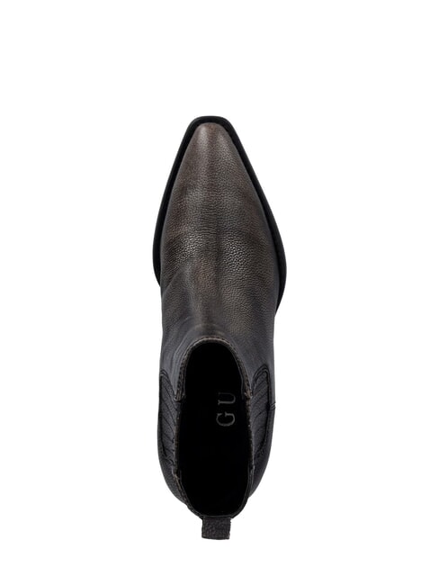 WYNIE Ghete din piele, toc de 4,5 cm BLACK - Pantofi femei